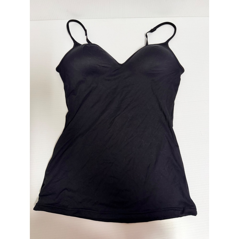 Maidenform Black Shapewear Camisole Padded Underwire Cami Tank Top Size M 042395